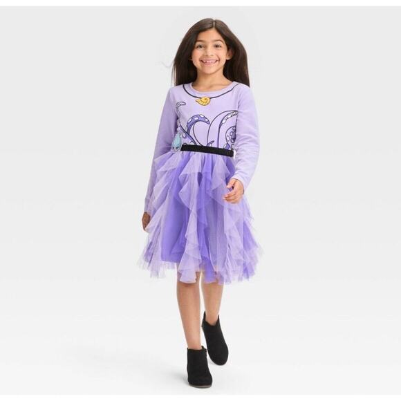 Disney Other - Disney Villains The Little Mermaid Ursula Dress - Purple Girls XL (14)